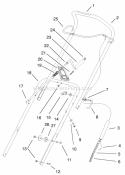 Part Location Diagram of 98-2266 Toro Lock-handle